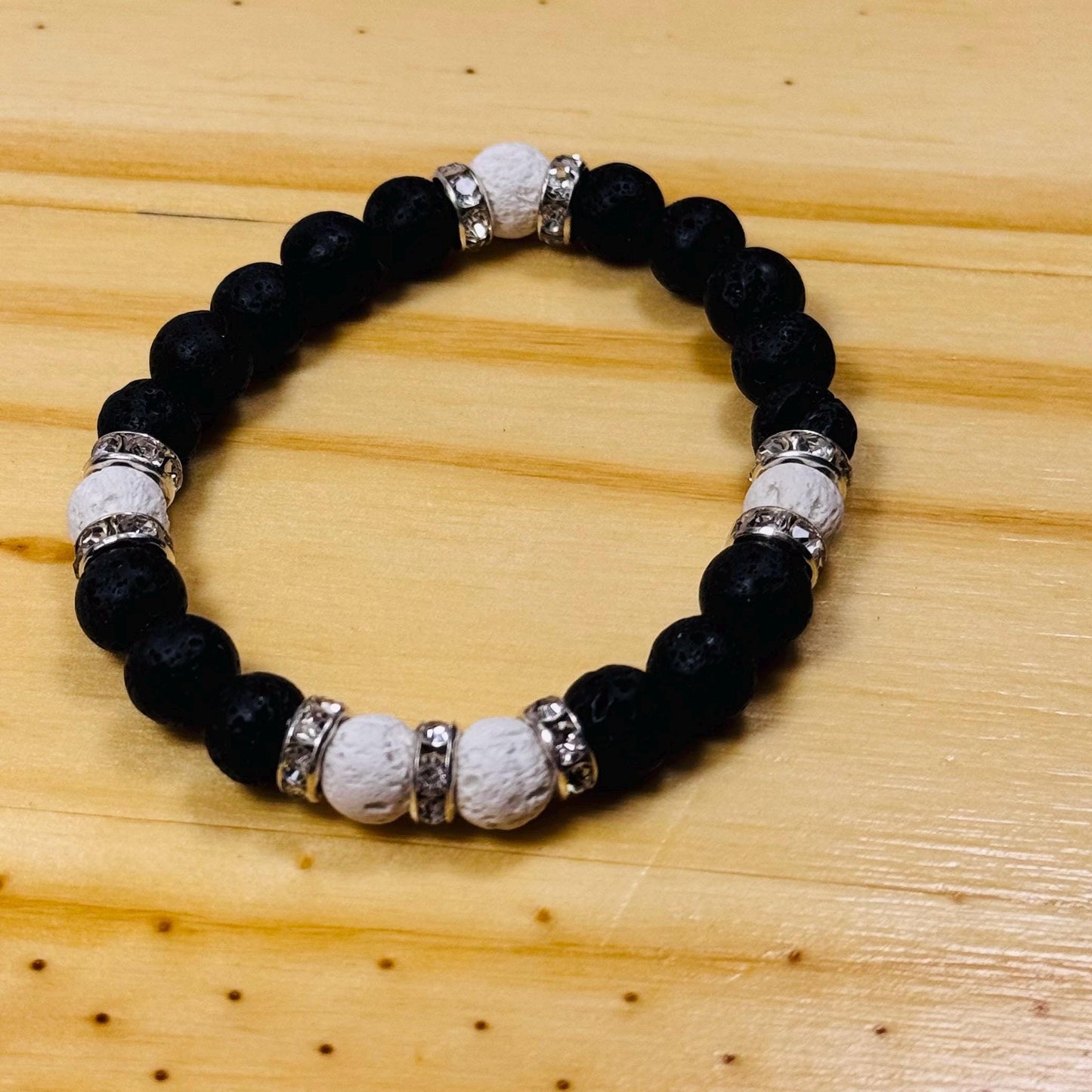 Oil Diffuser Bracelet, Strength Bracelet, Calming, Clarity Bracelet,  Grounding Bracelet, Lava Stone Bracelet, Aromatherapy Bracelet, 6”