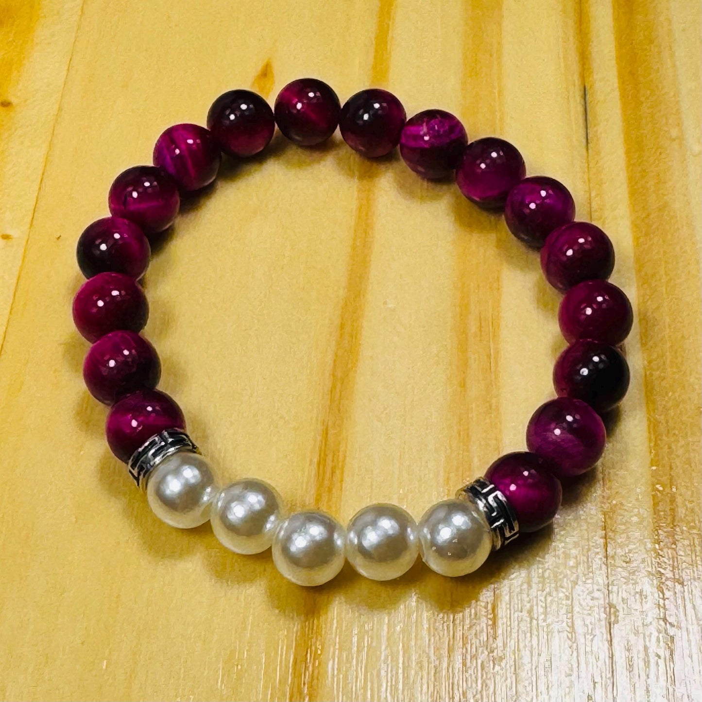 Strength Bracelet, Spiritual Growth Bracelet, Courage Bracelet, Confidence Bracelet, Tiger Eye Stretch Bracelet, Minimalist Bracelet,  6”